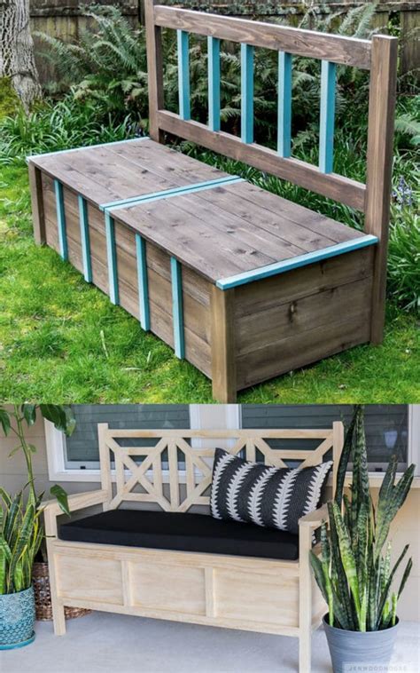 21 Gorgeous Easy Diy Benches Indoor And Outdoor A Piece