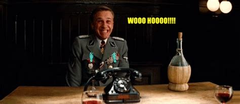 Overly Excited Sexy Hans Landa