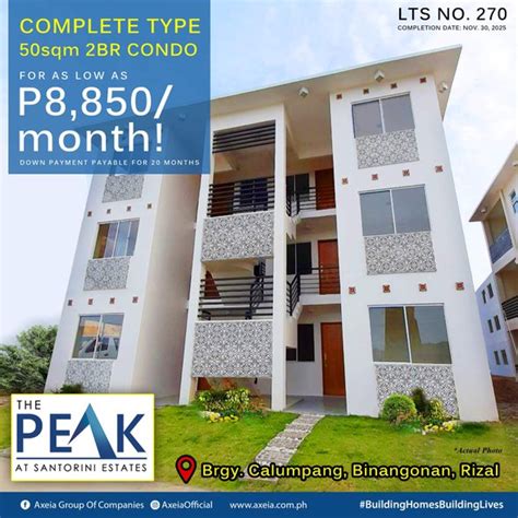 The Peak Santorini Estates Binangonan Rizal 2282 Properties July