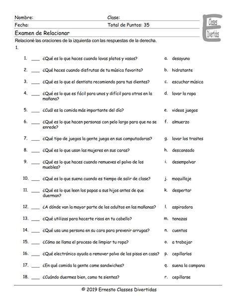 spanish language therapy worksheets d89