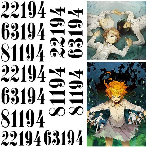 The Promised Neverland Numbers The Best Promised Neverland