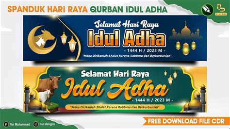 Desain Spanduk Qurban Idul Adha H Free CDR Nur Designs YouTube