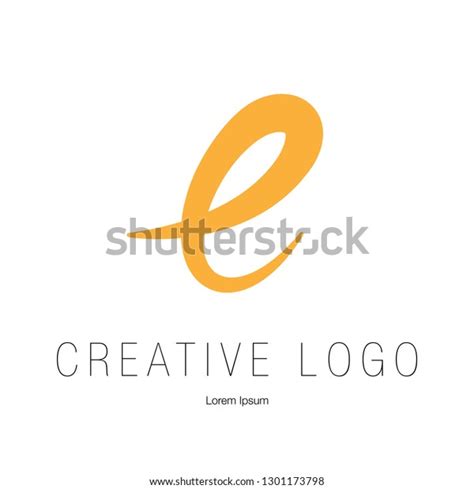 Letter E Logo Template Your Projects Stock Vector Royalty Free