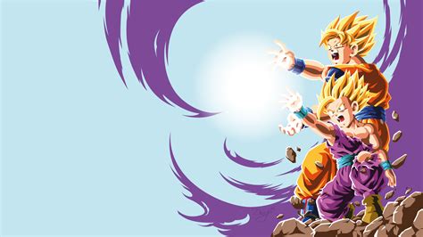 Download Kamehameha Gohan Dragon Ball Goku Anime Dragon Ball Z 4k Ultra Hd Wallpaper By Linnea