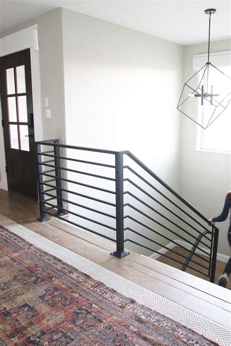 20 Modern Black Metal Stair Railing Decoomo