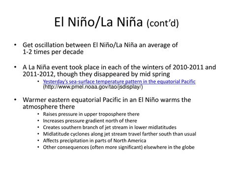 Ppt El Niñola Niña Events Powerpoint Presentation Free Download