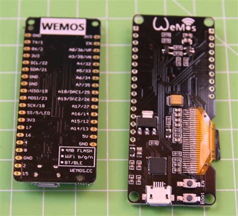Esp32 Wemos Lolin32 Lite High Resolution Pinout And Specs Images