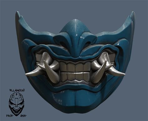 Mortal Kombat 11 Sub Zero Mask 3d Model Stl File Etsy