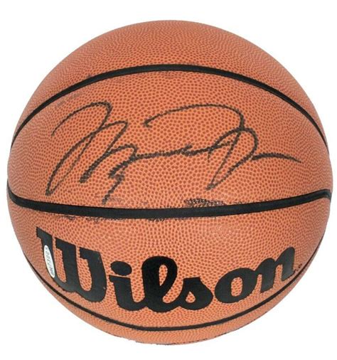 Michael Jordan Autographed Signed Autographed Basketball Uda