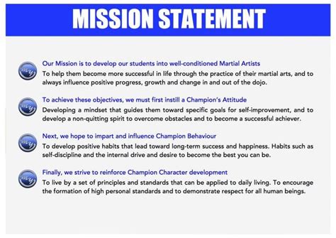 Examples Of Mission Statements Template Business Mission Statement