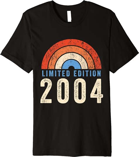 Vintage 2004 Limited Edition 17th Bday Shirt Retro Birthday