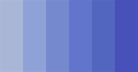Cool Blue Monochromatic Color Scheme Blue
