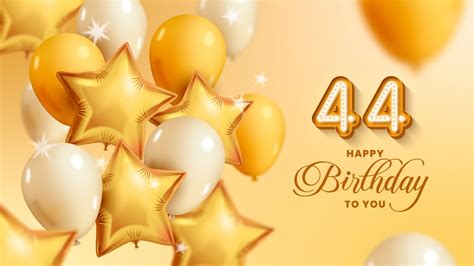 44th Birthday Song │ Happy Birthday To You Youtube