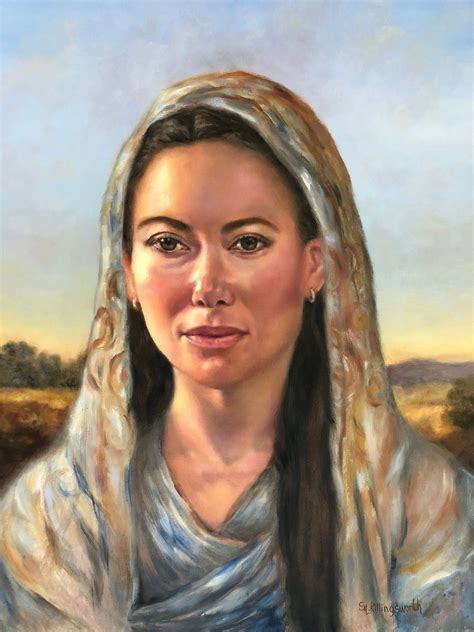 Biblical Art Ruth Original Oil Painting By Sue Killingsworth Portrait
