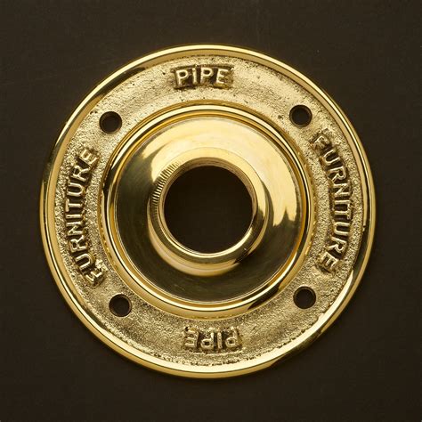 34mm One Inch Solid Brass Flange Plate