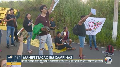 região de campinas tem atos contra bloqueio de verbas da educação anunciado pelo mec campinas