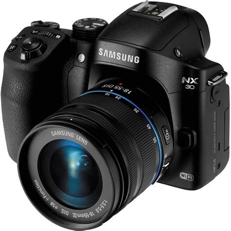 Samsung Nx30 Mirrorless Digital Camera Ev Nx30zzbgbus Bandh Photo