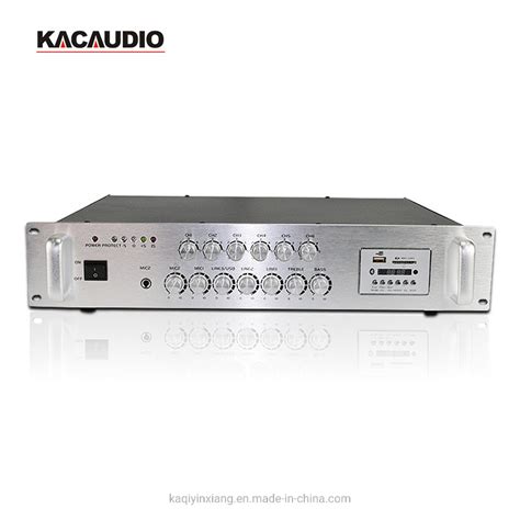 Public Address System Independent Volume Control Power Amplifier With 6