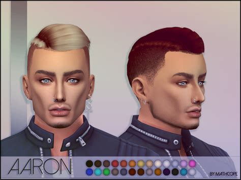 The Sims Resource Mathcope Aaron Hair