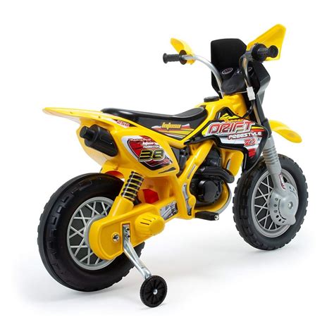 The mini motos dirt bike is sure to be a blast! Battery Power Toys > Extreme Injusa Drift ZX 12v Dirt Bike ...