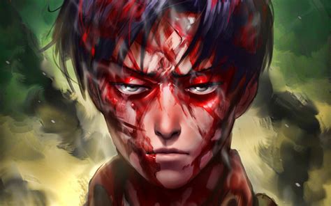 Levi Ackerman Close Up Attack On Titan Levi Portrait Levi