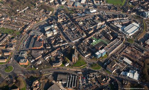 Newcastle Under Lyme Staffordshire Aerial Photograph Aerial