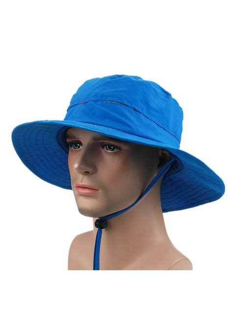 Outdoor Sun Hat Summer Wide Brim Bucket Hat Boonie Fishing Hunting