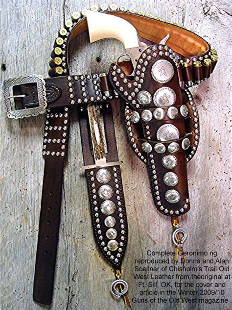 Historical Holsters Old West Leather Buckles Cowboy Holsters