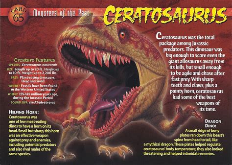 Ceratosaurus Wierd Nwild Creatures Wiki Fandom Powered By Wikia