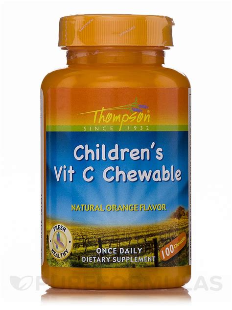 It helps maintain immune responses and may play a role in the management of upper respiratory tract infections. Children's Vitamin C Chewable (Natural Orange Flavor ...