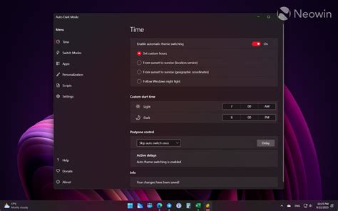 Auto Dark Mode For Windows Gets A Massive Update With Windows 11 Like