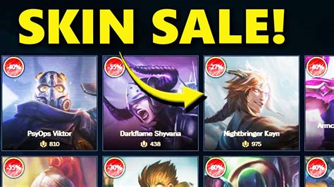 Weekly Skin Sale Cheap Discount Skins And Champions On Sale League Of
