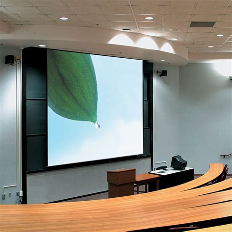 Typically, these are installed by professionals because it requires the skills of a trained and experienced tradesman. Rolleramic Electric Projection Screen :: Draper, Inc.