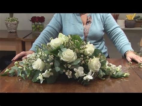 Learn how to make simple spring flower arrangements for beautiful centerpieces. How To Do A Funeral Flower Arrangement - YouTube