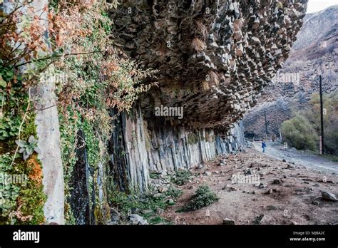 Basalt Columns In Garni Gorge Armenia Stock Photo Alamy