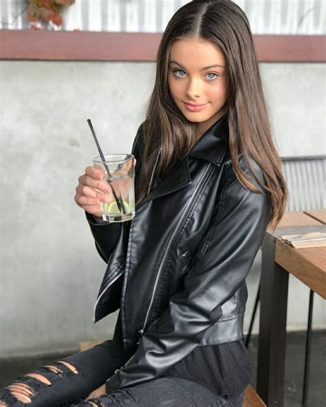 Meika Woollard Fashion Cute Girl Photo Leather Jacket Girl