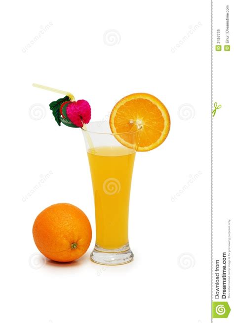 Orange And Juice Isolated Stock Photo Image Of Lemon 2457736