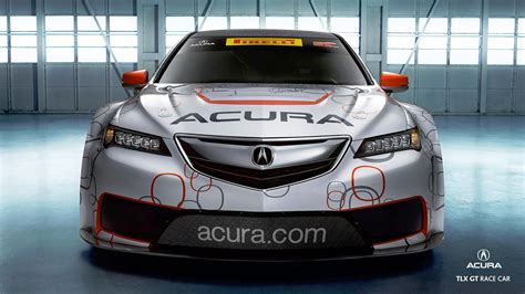 Acura Tlx Gt Racecar Boosts 2015 Tlx Launch With 500hp Twin Turbo Sh Awd