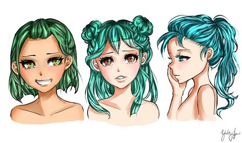 Manga Hairstyles Practice By Smelly Flakes On Deviantart