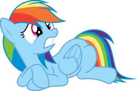 Scared Rainbow Dash My Little Pony Friendship Is Magic Know Your Meme