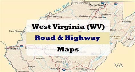 West Virginia Wv Road And Highway Map Printable Maps