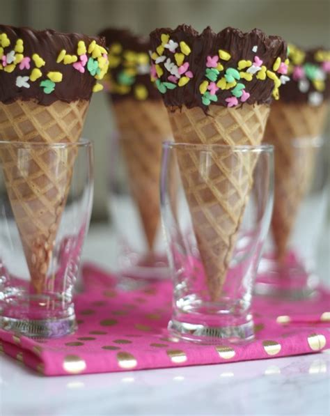 Chocolate Dipped Ice Cream Cones A Thoughtful Place