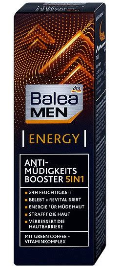 Full ingredients list Balea MEN 5in1 Anti Müdigkeits Booster