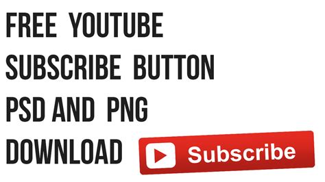 Youtube Subscribe Button Psd Photoshop July 2013 New Design — Andrew