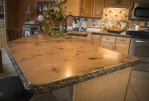 Concrete countertops concrete countertops installing countertops kitchen making your own concrete countertop is one of the more challenging—and rewarding—diy projects. Old World-Style Concrete Countertops That Look Like ...