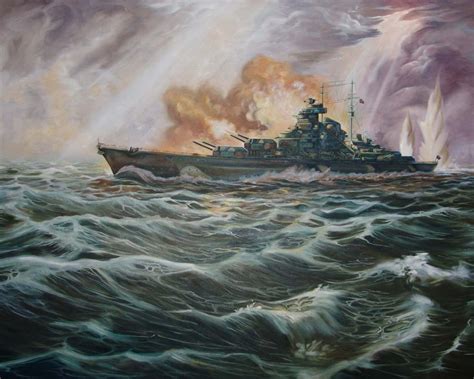 Battleship Bismarck Wallpaper Wallpapersafari
