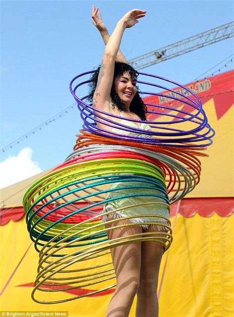 Mother Of Three Debuts At The Big Top With Her Hula Hoop Act Hula