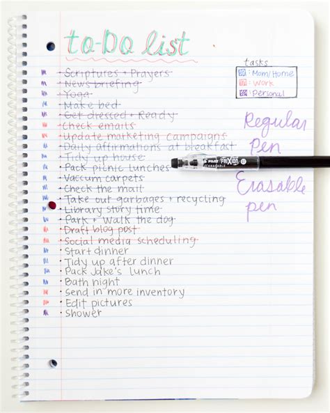 How To Create An Effective Daily To Do List The Diy Lighthouse
