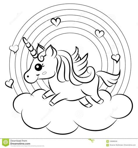 Ik weet er zelf ook nog niet zo heel veel van, behalve dat ik er een. Kleurplaat Unicorn Met Regenboog Malvorlage Regenbogen Herzen Gratis Malvorlagen Zum Download ...