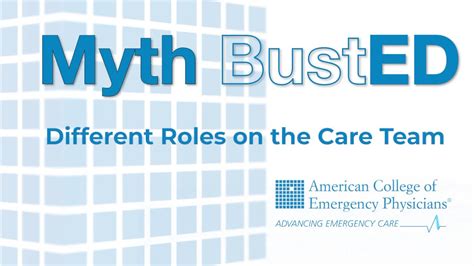 Myth BustED: Different Roles on the Care Team - YouTube